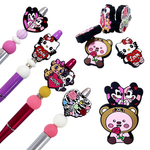 2026 New Valentine's Day BPA Free Focal <strong>Silicone</strong> <strong>Beads</strong> DIY Pen <strong>Beads</strong> <strong>Wholesale</strong> - Product Image 3