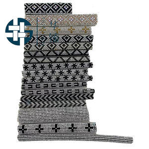 Zapatilla de cuerda de diamantes de imitación personalizada, correa de encaje de diamante para mujer, Correa Sexy con cordones para pies, decoración de zapatos, Serie de diamantes de imitación - Product Image 5