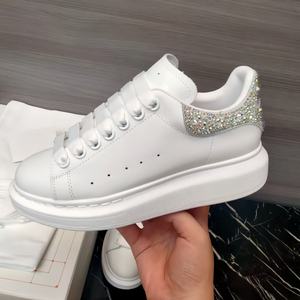 Zapatos de Diseñador de Lujo para Hombre, Marcas Personalizadas, Plataforma MC, Zapatillas Blancas con Diamantes MQ, Cuero de Alta Calidad, Gruesas, Casuales, para Correr - Product Image 6