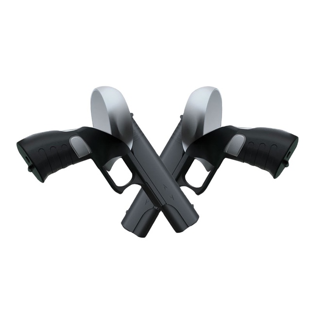 VR Gaming Controller Games Gun Butt GripsShooting Holder Handle for Oculus Quest 2