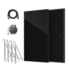 Système solaire tout-en-un 800W pour balcon domestique, technologie PERC à demi-cellules, prêt à l'emploi, pour le marché allemand, compatible avec les balcons vitrés - Product Image 4