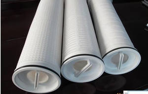 70 um PP 60 pulgadas de alto flujo cartucho de filtro plisado alta tasa de flujo para alimentos y bebidas - Product Image 5