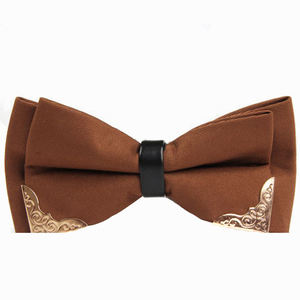 Tinta unita di alta qualità in metallo <span class=keywords><strong>papillon</strong></span> per uomo festa di nozze farfalla <span class=keywords><strong>camicia</strong></span> cravatta rosso blu verde <span class=keywords><strong>papillon</strong></span> - Product Image 4