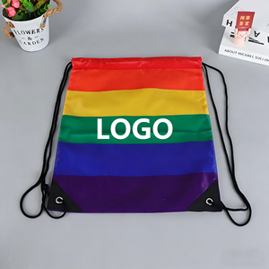 Colorful Polyester Bundle Pocket Marathon Event <b>Bag</b> Advertisement Backpack Outdoor Sports Double <b>Drawstring</b> <b>Bag</b> - Product Image 1