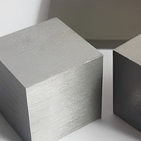 Bloc de titane en forme de cube, grade CP 1, 96 % de Ti, forgé, usiné CNC, échantillon de test pour placage, anodisation, présentation
