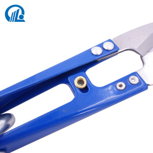 Cortadores de Alambre para Cárceles, Acero Inoxidable, Cadena Azul Adjunta, Tijeras de Grado Industrial para Uso de Seguridad - Product Image 3