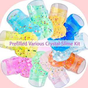 Niet-Giftige Clear Children 'S Diy Veilige Transparante Kleur Modder Kauwgom Gelei Gek Kristal Slijm Speelgoed Voor Kinderen - Product Image 2