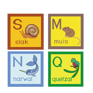 New Custom Design Stampato Colouring ABCD 4 Lettera <span class=keywords><strong>Parole</strong></span> Flash Card Inglese Per I Bambini - Product Image 6