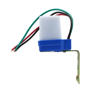 Interruptor de luz de Fotocélula de 220V, Sensor de luz diurna al amanecer, 6A