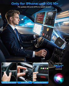 Affichage HUD sans fil CarPlay haute définition CP029-3 avec alertes de navigation et de vitesse pour projection sur pare-brise en conduite - Product Image 4
