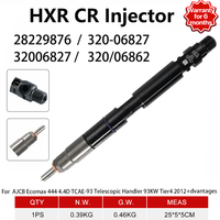 Injecteur de carburant diesel neuf 28229876 pour excavatrice JCB T4 4.4L 93KW 2012 et suivants avec code de programmation 320/06827 320-06827