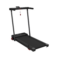 Tapis de course pliable 2,5 CV avec cadre en acier, mini tapis de marche électrique pour la maison, machine de course portable avec écran LED