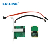 Mini PCIe adaptateur réseau Gigabit fibre optique à port unique Intel I210 basé sur la taille complète/demi