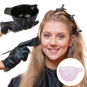 LOGO personnalisé Outils de barbier Outil de coiffure en plastique PP Accessoires de coloriage Bol de teinture <span class=keywords><strong>à</strong></span> mélanger pour le bricolage <span class=keywords><strong>à</strong></span> la maison - Product Image 5