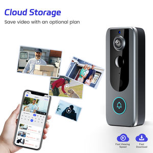 Sonnette vidéo intelligente de haute qualité (vidéo-portier) 720P Vision nocturne IP65 Étanche <span class=keywords><strong>Interphone</strong></span> bidirectionnel Configuration facile <span class=keywords><strong>Maison</strong></span> - Product Image 6