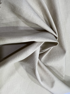 Tissu jacquard à motif quadrillé, aspect lin, respirant, mélange cationique, pour rideaux, vêtements et décoration intérieure - Product Image 4