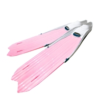 V.DIVE Palmes longues de plongée en apnée et de plongée sous-marine professionnelles, durables, écologiques, antidérapantes, avec poche intégrée, en caoutchouc PP, rigidité moyenne