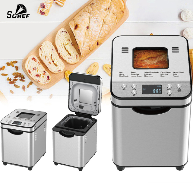 Ethiopian Arabic Portable Multi-Function Automatic Bread Maker Machine 8 Inch Electric Homemade Bread Maker