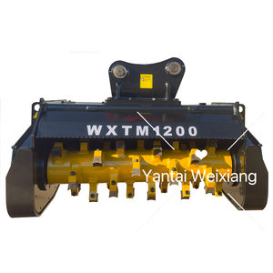 Ekskavatör Mulcher hidrolik ağaç kesici yeni inşaat pompası 4-20 Ton en iyi fiyat - Product Image 1