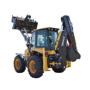 Compact 4WD Backhoe Loader with Strong <b>Frame</b> <b>Large</b> Work Area High Stability for Industrial Use - Product Image 2