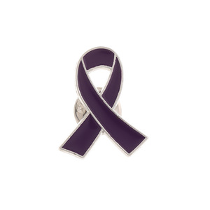 <b>Red</b> And White Ribbon Pin Brooch Alloy Enamel Lapel Pin For Awareness Campaigns Unisex Accessory - Product Image 4