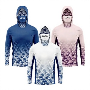 Sweat à capuche de pêche à motif géométrique vert et jaune, impression par sublimation, protection UPF 50 anti-UV, pull unisexe pour adulte - Product Image 6