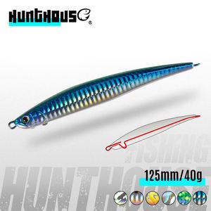 Leurre de pêche Hunthouse Sinking Pencil 125mm/40g 175mm/50g pour thon en eau salée, leurres de pêche pour bar, matériel de pêche Pesca - Product Image 1