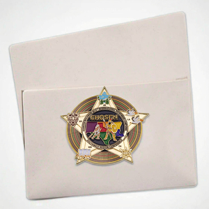 Épinglettes <span class=keywords><strong>en</strong></span> émail personnalisées sans minimum Émail doux Insigne du district métallique du nord de la Californie Logo personnalisé Fabricant direct - Product Image 1