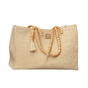 Boho Chic Handmade <b>Straw</b> Shoulder <b>Bag</b> Raffia Lining Adjustable Strap Customized Closure Woven <b>Summer</b> Purse Eco Conscious Fashion - Product Image 1
