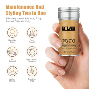 Cire <span class=keywords><strong>coiffante</strong></span> en stick pour cheveux à marque privée, pour le contrôle des bords, cire <span class=keywords><strong>coiffante</strong></span> en stick pour hommes et femmes, tenue forte, <span class=keywords><strong>argile</strong></span> mate pour cheveux, cire <span class=keywords><strong>coiffante</strong></span> en stick - Product Image 2