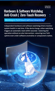 נתב סלולרי תעשייתי <span class=keywords><strong>4G</strong></span> <span class=keywords><strong>LTE</strong></span> Cat4 עמיד לתנאי חוץ, מהירות 300Mbps, טווח טמפרטורות רחב, התקנה על פס DIN, כניסת מתח רחבה, נתב כפול סים - Product Image 6