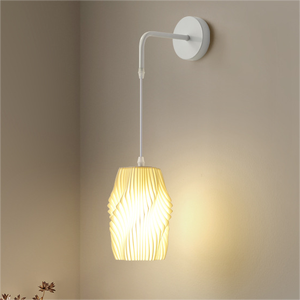 Romantisch und gemütlich schlafzimmer nachttisch-wandlampe schöner 3D-druck wohnzimmer hintergrund-wandlicht weiß für <span class=keywords><strong>hotem</strong></span> heim - Product Image 6