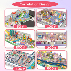 Équipements de terrain de jeux intérieur personnalisés pour enfants, à thème bonbons, bon marché, nouvelle tendance, conception innovante, pour parcs d'attractions commerciaux - Product Image 5