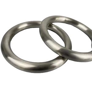 Anneau de suspension en acier de haute qualité, anneau de gymnastique avec sangles réglables, métal solide, cercle <span class=keywords><strong>rond</strong></span> soudé, anneau sans couture - Product Image 1