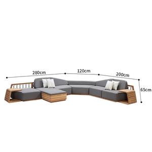 Muebles de jardín modernos, sofá de mimbre para exteriores, patio, jardín, terraza, asiento, sofá para Villa, exterior - Product Image 5