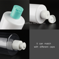 Vente en gros clair vide 500ml 1000ml Récipient de recharge pour lave-vaisselle PET Détergent liquide Bouchon de bouteille d'eau Push Pull