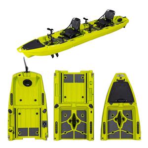 Kayak de pêche modulaire Itoo de haute qualité, 14,76 pieds, avec <span class=keywords><strong>1</strong></span> <span class=keywords><strong>ou</strong></span> 2 sièges, en matériau HDPE, respectueux de l'environnement, pour <span class=keywords><strong>1</strong></span> <span class=keywords><strong>ou</strong></span> 2 personnes - Product Image 3