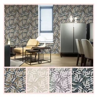 Papier peint vinyle 3D personnalisé de style moderne pour la décoration intérieure Conception imperméable pour chambre à coucher et salon