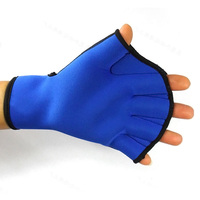 Sarung tangan latihan kebugaran Neoprene kustom untuk dewasa, sarung tangan renang tahan air untuk olahraga air menyelam