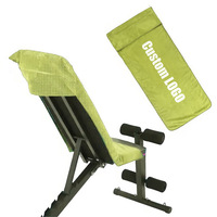 Serviette de sueur avec poche zippée pour le sport, le yoga, le golf et le fitness, logo personnalisé magnétique pour l'extérieur Serviette en microfibre à séchage rapide