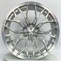 Rines Forjados Multirradio en Plata Pulida de 19-22 Pulgadas para Porsche 911 / Audi R8 / BMW Serie M