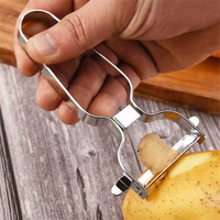 Dunschiller Roestvrij Staal Voor Keukenschiller Veilig Te Gebruiken, Voor Het Schillen Van Vegetarische Aardappelfruit Wortelkomkommer