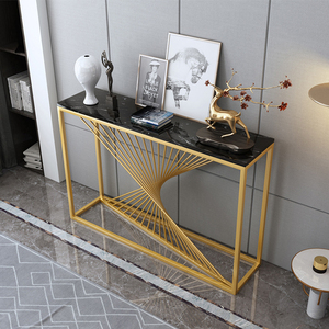 <span class=keywords><strong>Tavolo</strong></span> Console per Ingresso e Corridoio in Stile <span class=keywords><strong>Barocco</strong></span> Vintage Moderno con Piano in Legno e Vano Portaoggetti, Nuovo Design, MOQ 200 - Product Image 2