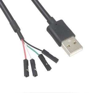 Kabel koneksi Data perempuan USB2.0 1P & 4P Dupont Adapter USB Pin kabel <span class=keywords><strong>Motherboard</strong></span> komponen elektronik - Product Image 1