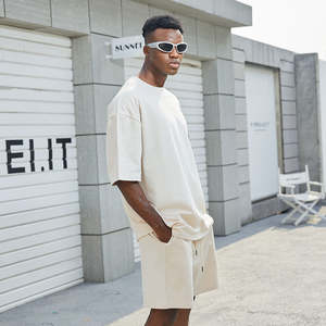 Hot Wholesale Shorts T-shirt T-shirts pour hommes Ensemble pour le sport Summer Street Leisure - Product Image 4