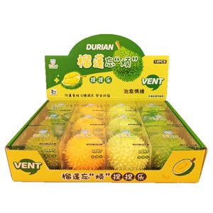 Ballon anti-stress en forme de durian, jouet souple à rebond lent, idéal pour adultes et enfants, cadeau amusant pour les fêtes - Product Image 1