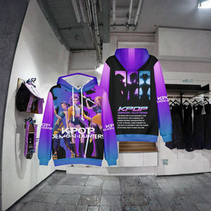 Sudadera con Capucha de Invierno para Mujer, Diseño 3D de Dibujos Animados, Tejido Anti-Pilling, Impresión Digital, Logotipo Frontal, 100% Poliéster, Manga Larga - Product Image 3