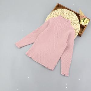 Pulls à col haut unis faits à la main pour filles, design pour enfants, provenant d'un fournisseur chinois - Product Image 3