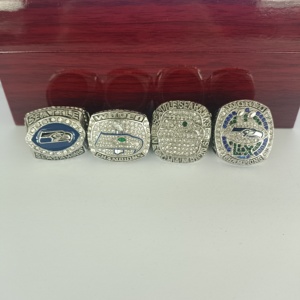 4pcs Seattle Seahawks Champion <b>Ring</b> 2005 2013 2014 2025 Collection - Product Image 6