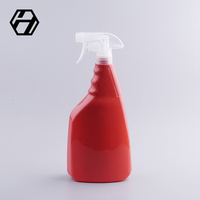 Flacon Pulvérisateur en Plastique Transparent Bullet Cosmo pour Solutions de Nettoyage, 500 ml, 750 ml, 16 oz, 25 oz, avec Col 28-410 et Gâchette